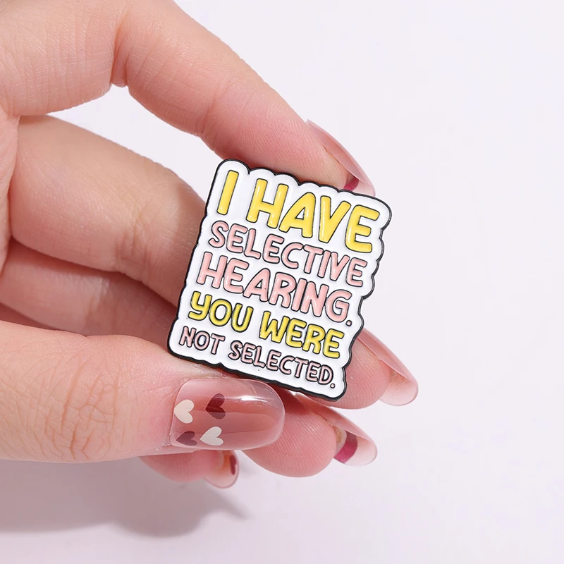 Funnny Quotes Enamel Pins Colorful Text My Alone Time is For Your Safety Brooch Lapel Badges Jewelry Gift for Friends Women