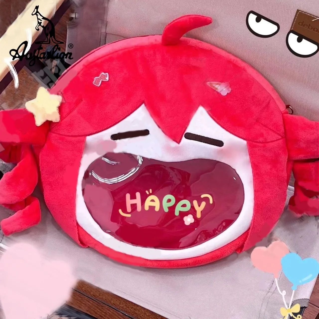 Novo anime kasane teto itabag figura bonito mochila de viagem grande capacidade saco de armazenamento moeda carteira meninas presentes de natal brinquedos