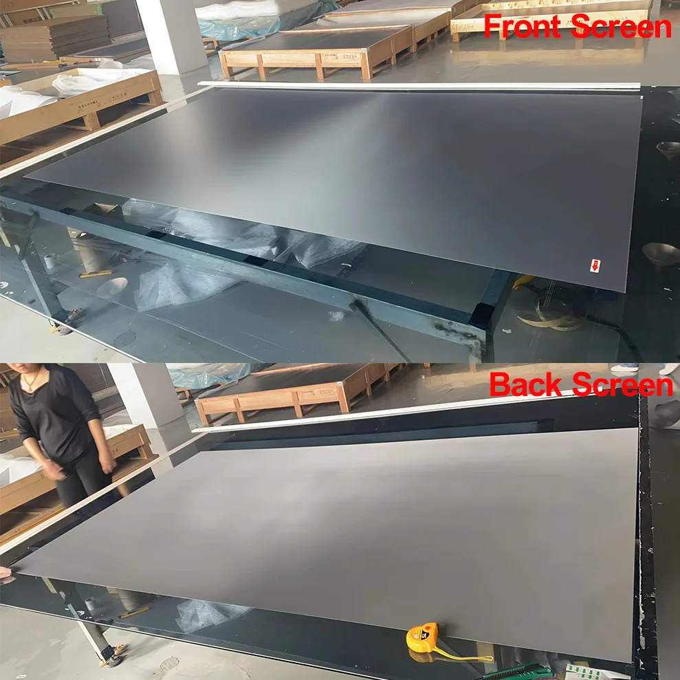 80''-120'' Upgrade Fresnel Ultra Short Throw Projector Screen 2.2 Gain Projection Screen Ambient Light Rejecting HD 4K 8K 3D