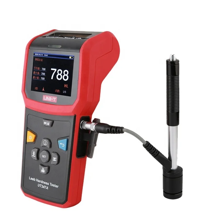 2025 UT347A Leeb Hardness Tester Digital hardness Meter with thermal printing