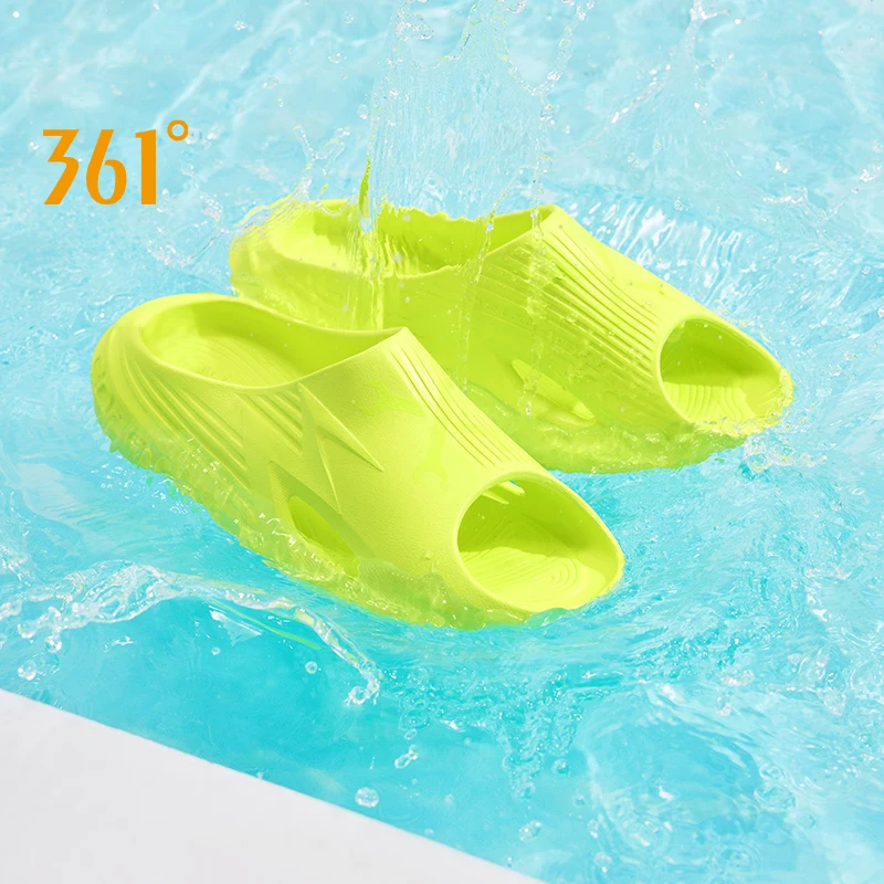 361 Degrees BIG3 Slippers Men Slippers Outdoors Breathable Soft Anti-slip Antiskid Beach Sandals Flexible Male Shoes 672421131