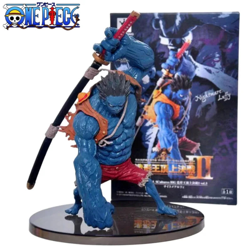 

15cm One Piece Anime Peripheral Nightmare Luffy PVC Action Figure Series Model Creative Toy Room Decor Children's Holiday Gift