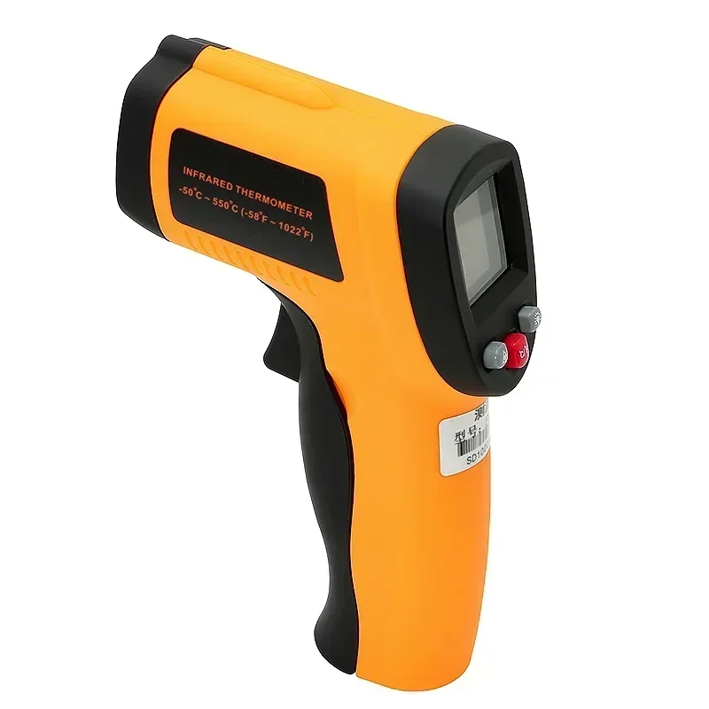 Digital Infrared Thermometer Laser Temperature Meter Non-contact Laser Thermometer Digital LCD Backlight -50-380°C/-50-550°C