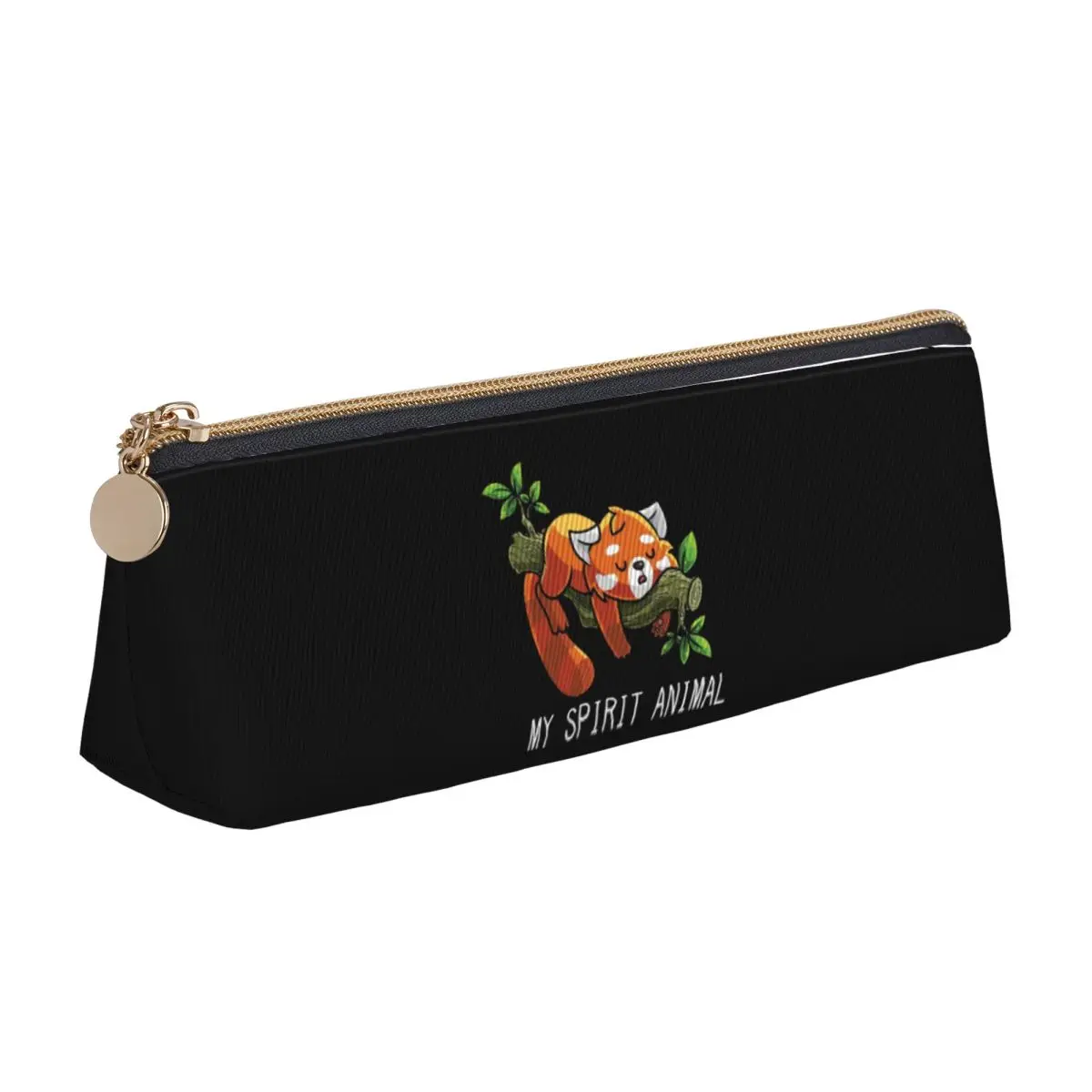 Federmäppchen mit rotem Panda-Motiv für Kinder, Schule, großes Fassungsvermögen, Stiftbox, Stifttasche, Schreibwaren, Stifthalter-Tasche