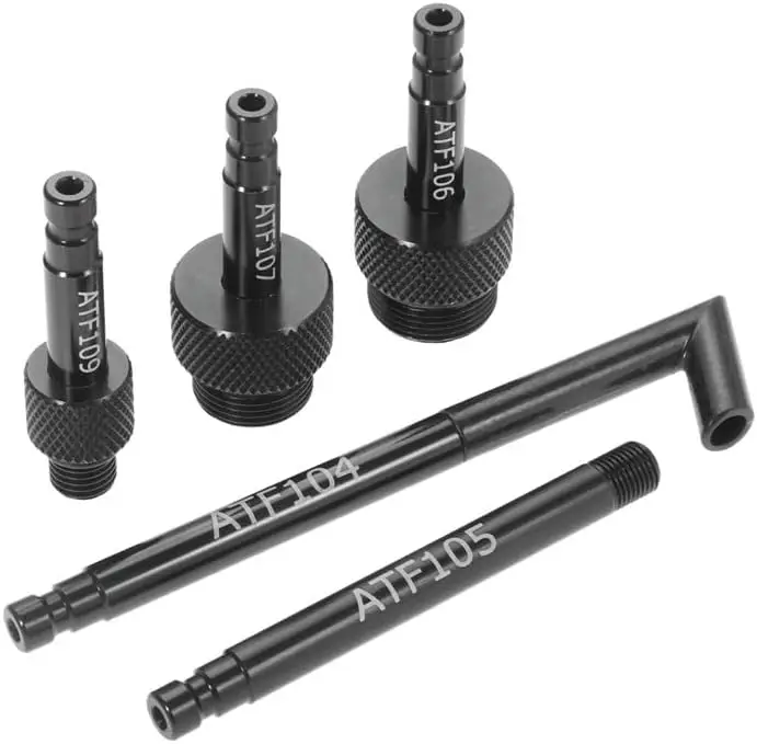 5PCS ATF Adaptor Set Automatic Transmission Fluid Oil Filling Filler Adapter