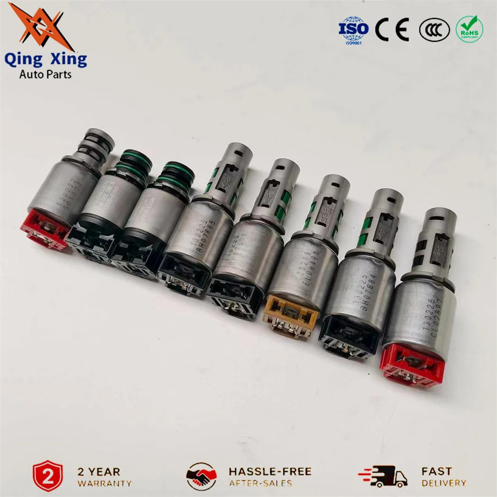 8-Piece A6MF1 A6MF2 A6LF1 A6LF2 A6LF3 Automatic Transmission Solenoid Valve Set for Hyundai Sonata Kia Sorento Chevrolet I30