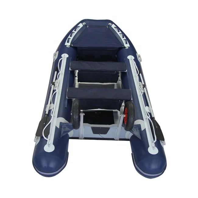 Heat Sale 12ft 380cm Aluminum Floor PVC Inflatable Zodiac Rubber Boats for Sale