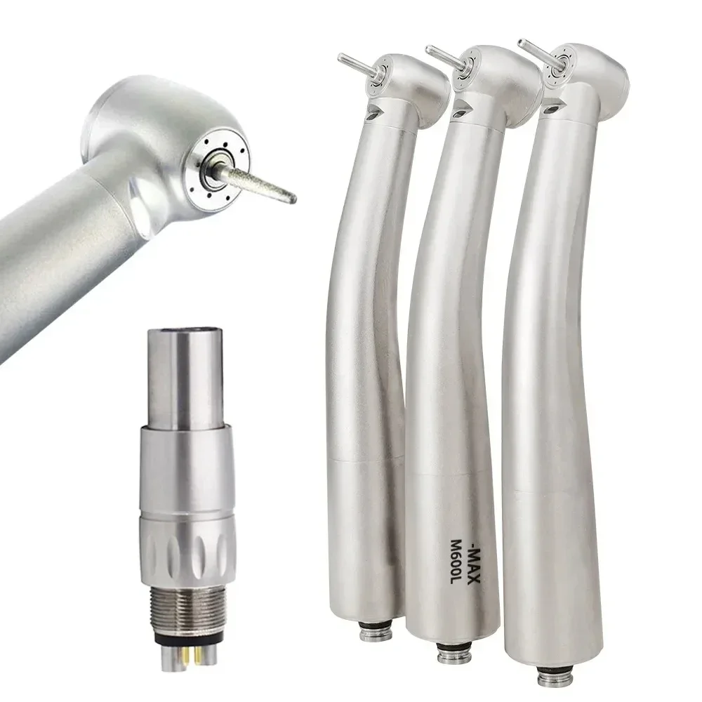 

M500L M600L M700L NSK Type High Speed Ceramic Bearing Handpiece Air Turbine Standard Push Button Head With Optic Fiber