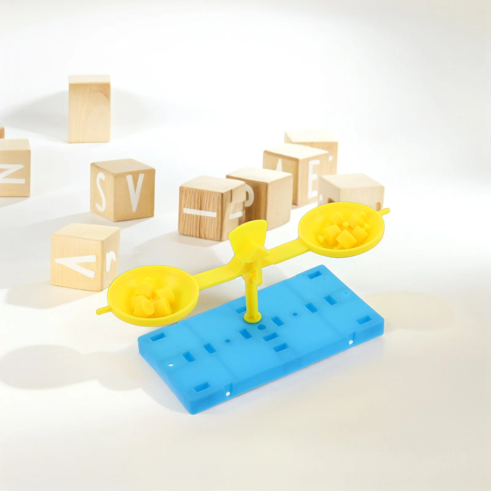 1 set 1 set Diy Stem Weegschaal Plastic Wiskunde Wetenschap Leermiddel Voor Klaslokaal Leeractiviteit Kinderen Educatieve Hendel