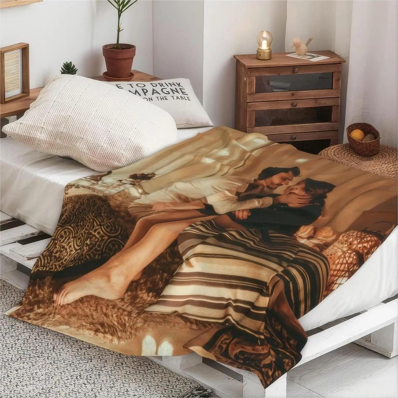 ustom Blanket with 1 Photo Personalized Blanket for Valentine Birthday Customized Valentines Day Gifts for Couple Girlfriend