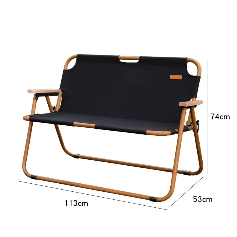 Outdoor portable double chair camping, self driving, foldable storage