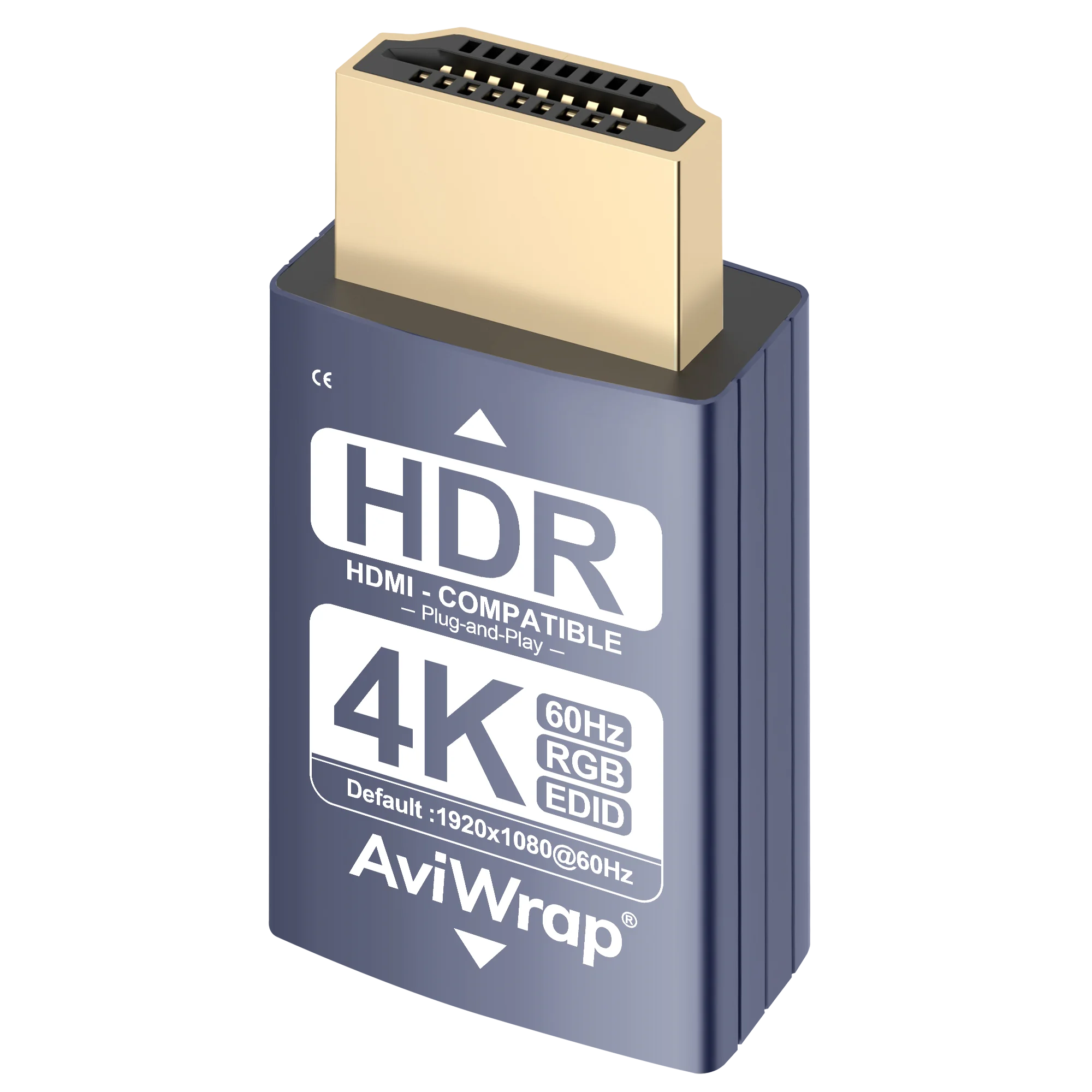 ‌HDMI EDID Emulator Passthrough,HDR 2.0 4K@60Hz/1080p@120Hz M-F,Stable Signal for KVM Switches,Extender & Splitters‌