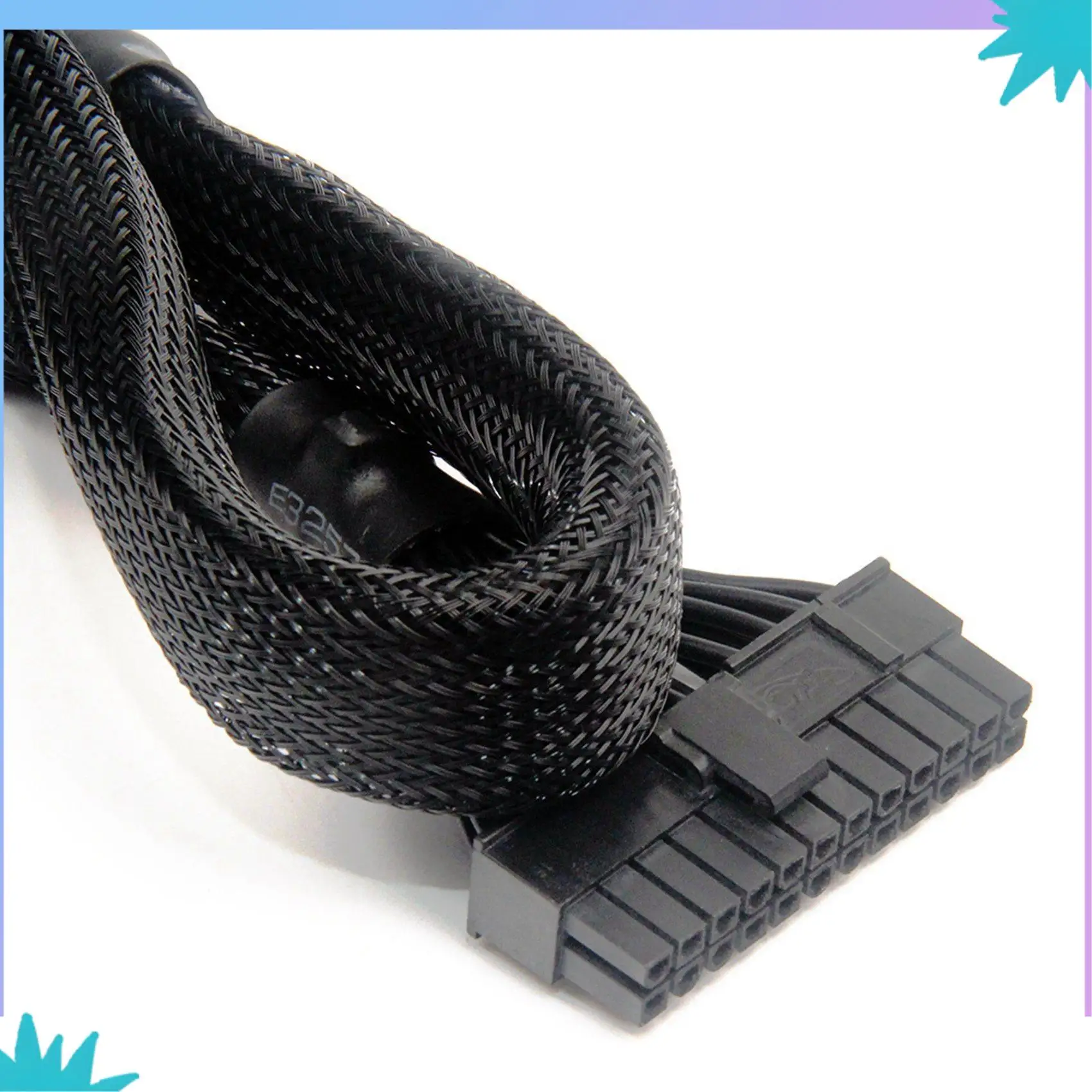 ABZW 2X ATX 24Pin ถึง 18 + 10Pin เมนบอร์ด PSU Modular Power Supply สําหรับ Cooler Master V550 V650 V750 V850 V700 V1000