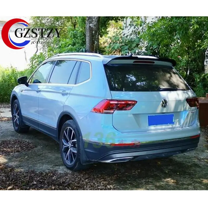 

For Volkswagen VW Tiguan L Spoiler 2017-2019 New Tiguan Car Tail Wing Decoration Carbon Fiber Rear Trunk Roof Spoiler