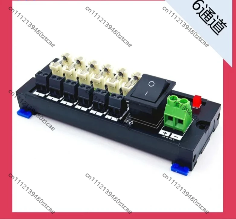 4-16 Channel DC Fuse Distribution Module, Split Output Expansion Board, Power Monitor Switch Circuit Protection & Power Supply