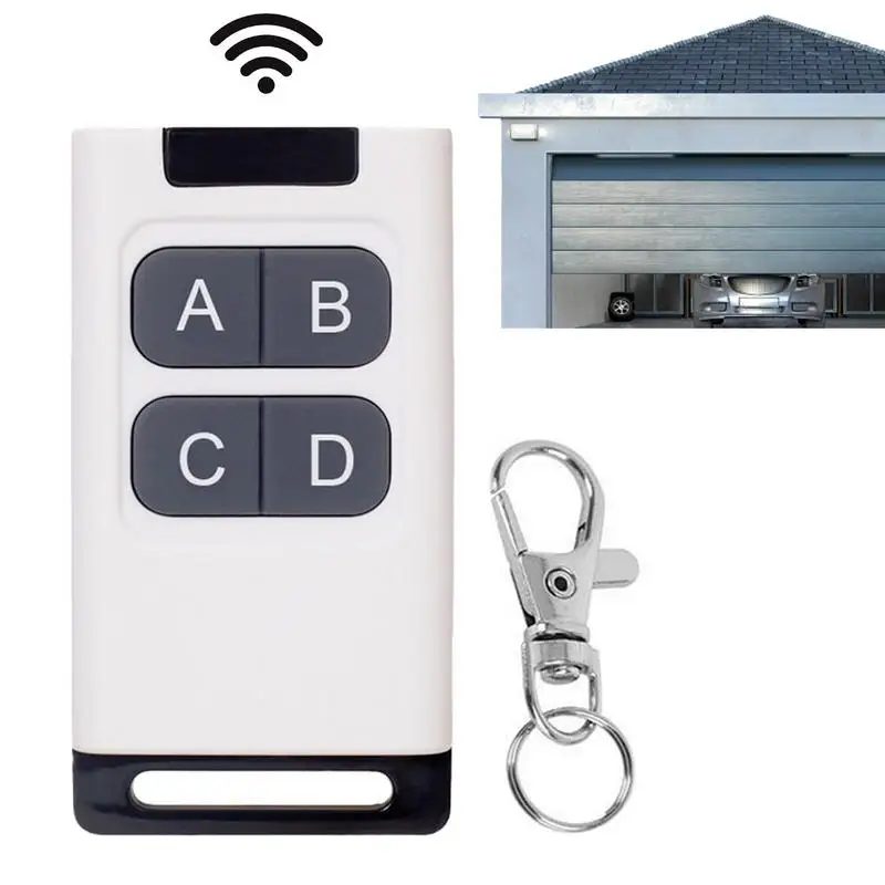 Garage Door Remote Control Duplicator 433MHz Multi-Frequency Code Grabber Clone Gate Key Fob Commands Hand Transmitter