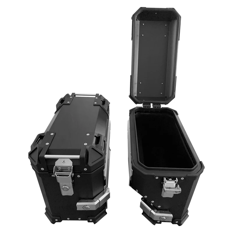 STLF جودة عالية 38L دراجة نارية الألومنيوم صندوق دراجة نارية صناديق جانبية #5