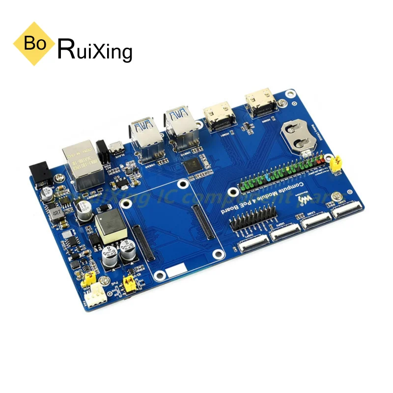 1PCS/LOT  Compute Module 4 PoE Raspberry Pi Computing Module PoE Expansion Board Compute Module 4 Lite EMMC Applicable Backboard