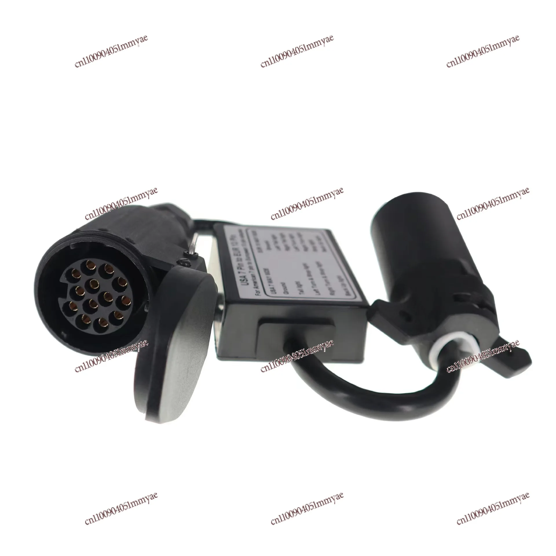 Trailer connector 7-pin to European 13-pin separation brake light line, tail light line separation