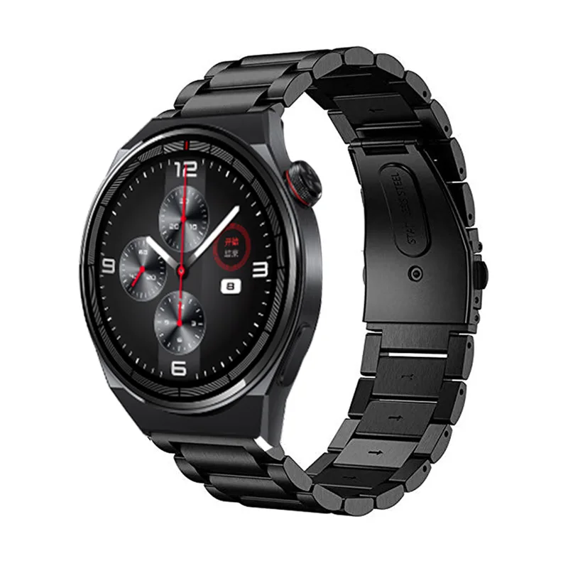 

Ремешок из нержавеющей стали для huawei watch gt2 46 мм 42 мм gt 3/3pro/2pro 46 42 мм, браслет для huawei watch 3 4 46 42 мм