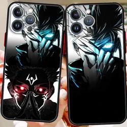 Anime Comics Jujutsu Kaisen Art Frosted Translucent For Apple iPhone 15 14 13 12 11 XS XR X 8 7 SE Pro Max Plus Mini Cover