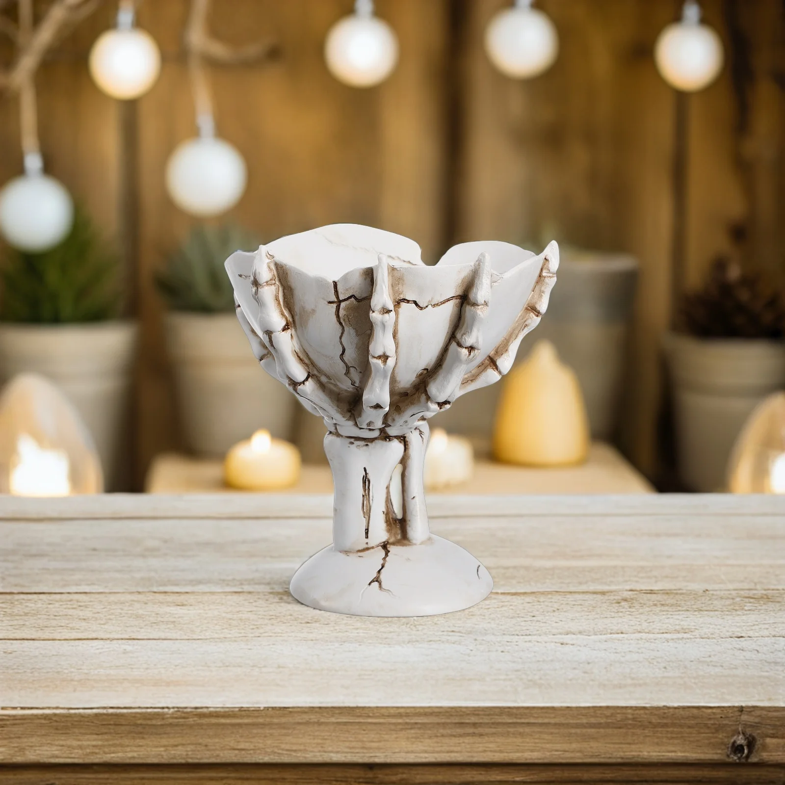 

Bowl Candy Tray Resin Made Halloween Decoration Lightweight Snack Nut Bowl Party Accessory