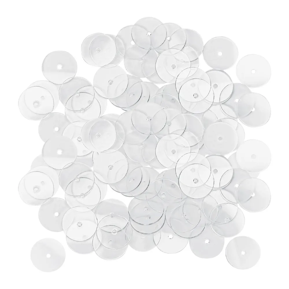 50Pcs 10MM Transparent Earring Pads Silicone Comfort Earring Cushions For Ear Backs Stud Soft Gasket Spacers Jewelry Accessories