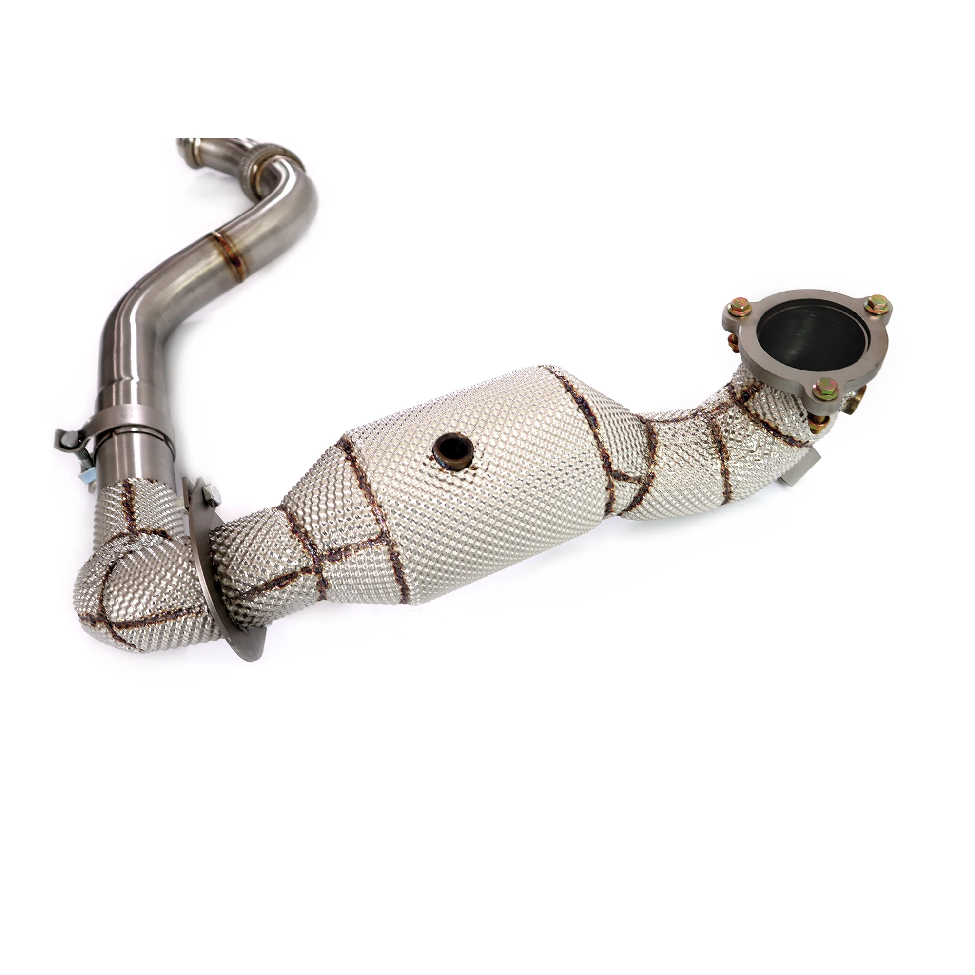 

Даунпайп выхлопной системы из нержавеющей стали для Mercedes Benz CLA250 2016 2.0T с высококачественными деталями автоматической токарной трубы