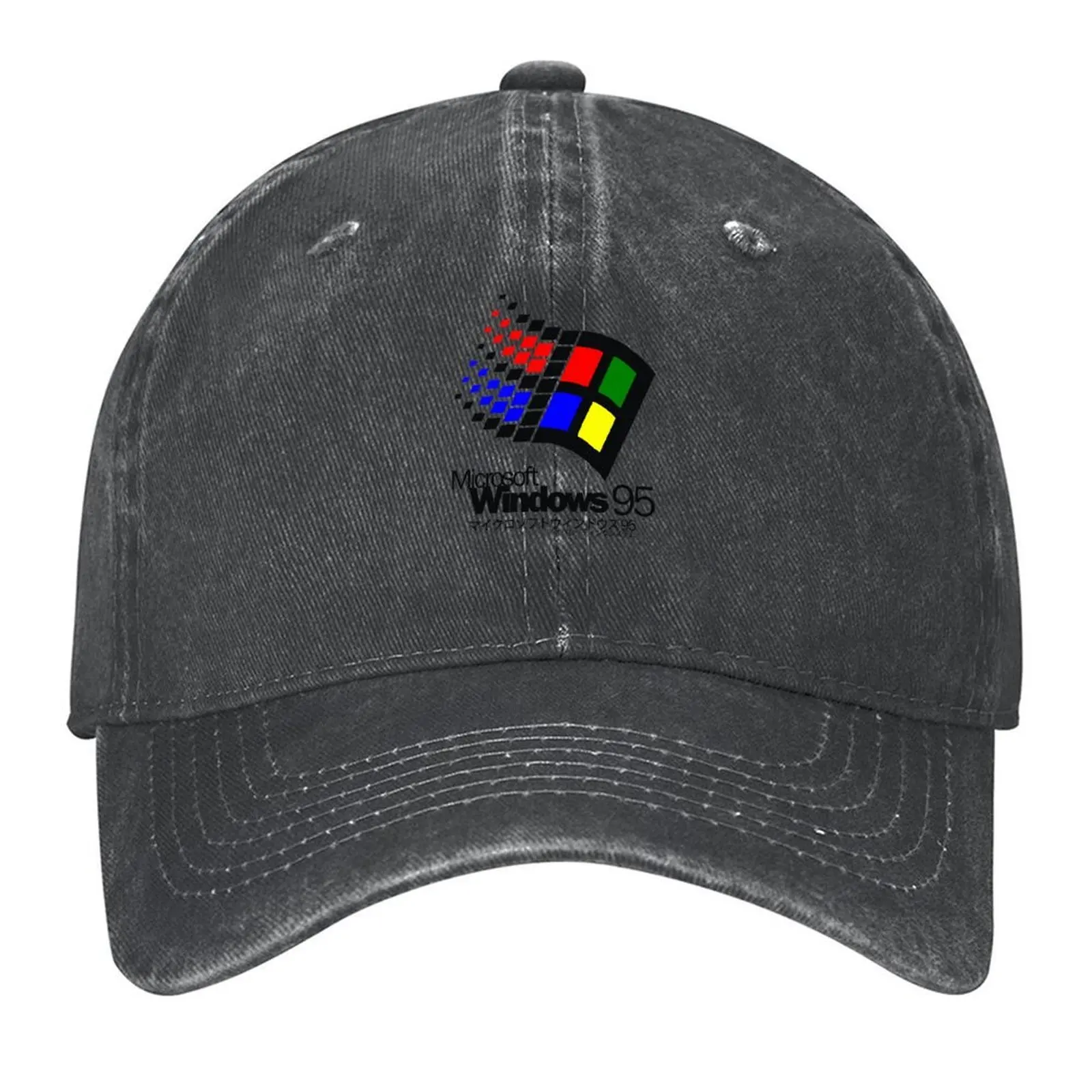 

Windows 95 Logo Baseball Cap birthday sun caps hiking hat Winter hat Mens Women's