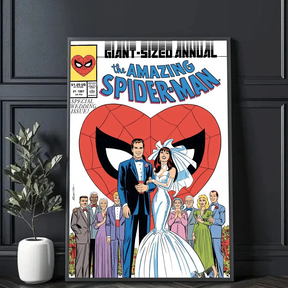Vintage Comics Superhelden-Poster, dekoratives Gemälde, Anime-Poster, Wandgemälde für Zuhause, Wohnzimmer, Schlafzimmer, Badezimmer, Wanddekoration