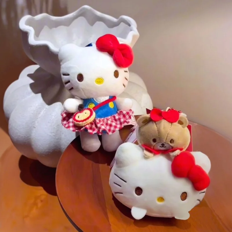 Nowa urocza pluszowa lalka z zawieszką w kształcie kotka z kreskówek Wisząca lalka z brelokiem z miłością Wyślij prezent buduarowy w magazynie Prezent urodzinowy