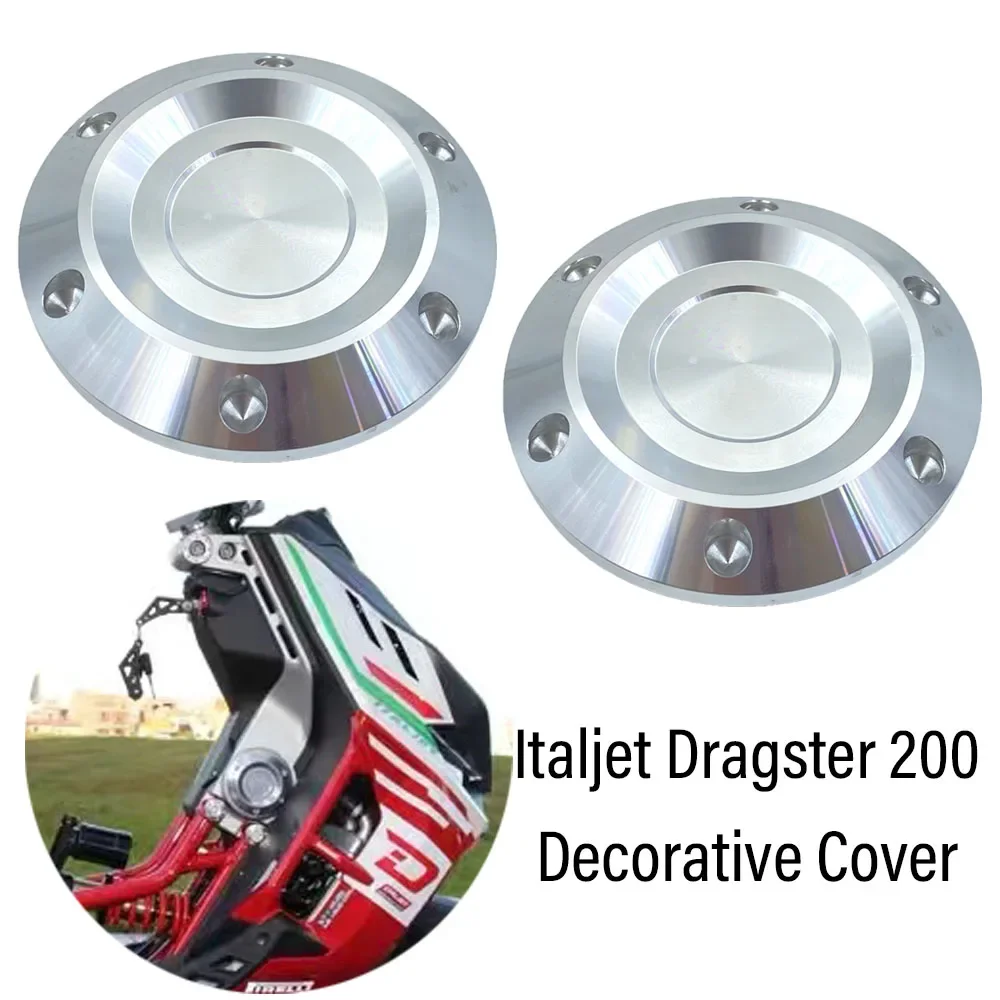 

New Fit Italjet Dragster 200 Accessories Decorative Cover Frame Aluminum Alloy Cover For Italjet Dragster 200 / 250i / 125 / 400