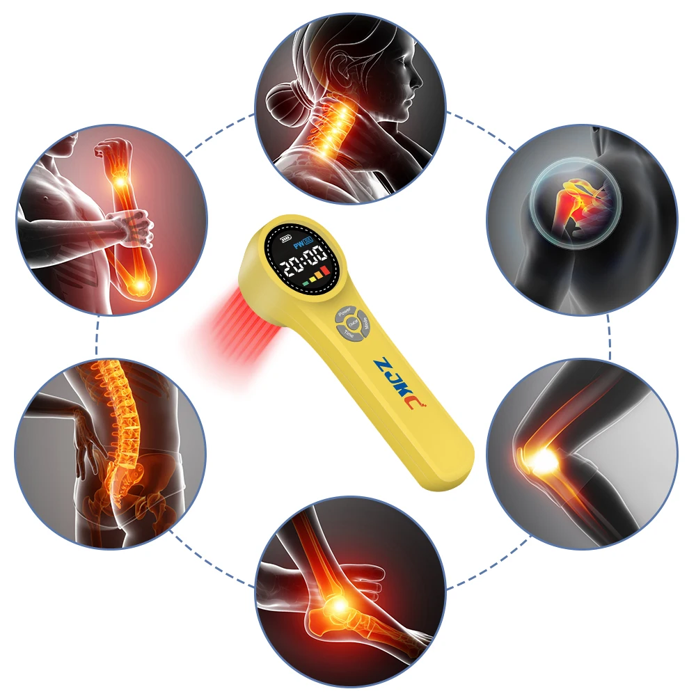 LLLT Kaltlasertherapiegerät für Menschen und Haustiere zur Schmerzlinderung, tragbares Lasertherapiegerät für den Heimgebrauch, für Schulter-, Knie-, Rücken-, Bein- und Handschmerzen. – Detail 5