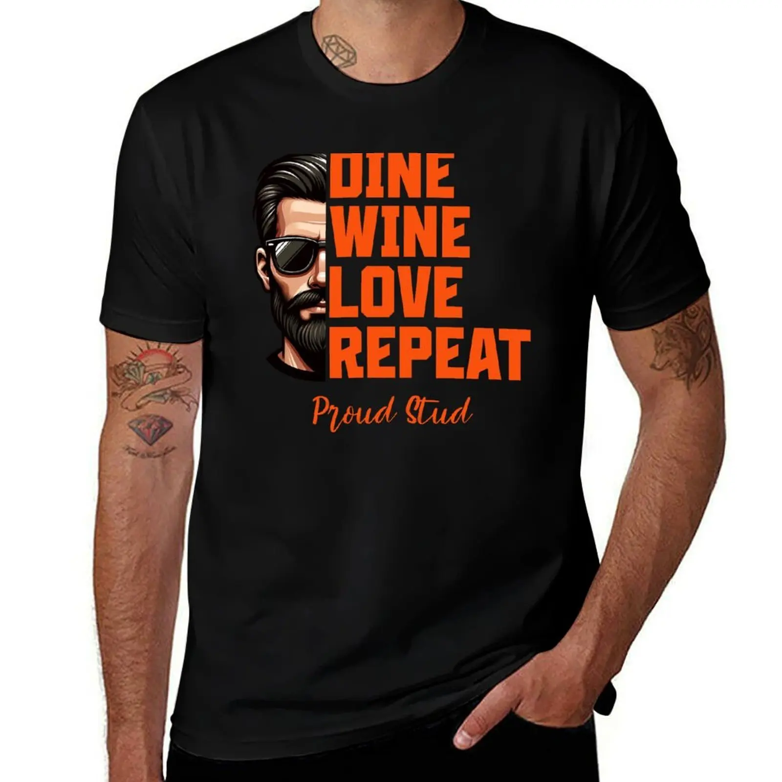 

Hot Boyfriend shirt Gift for Cool Dad Funny Stud T-Shirt Luxury man topping black t-shirts for men