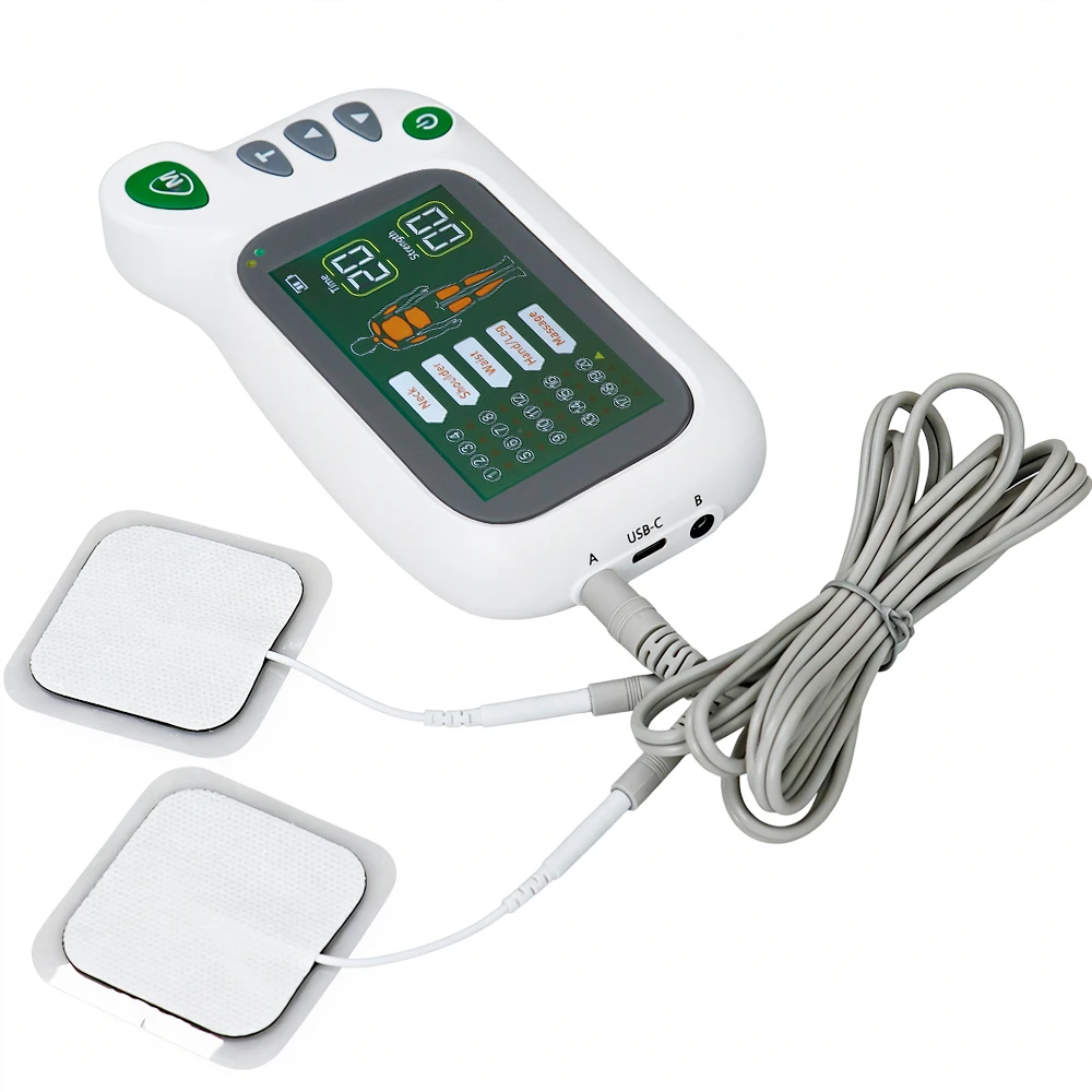 Professional Muscle Stimulation High Frequendy Massage Myostimulator for Body 20 Modes Electric Pulse Simulator