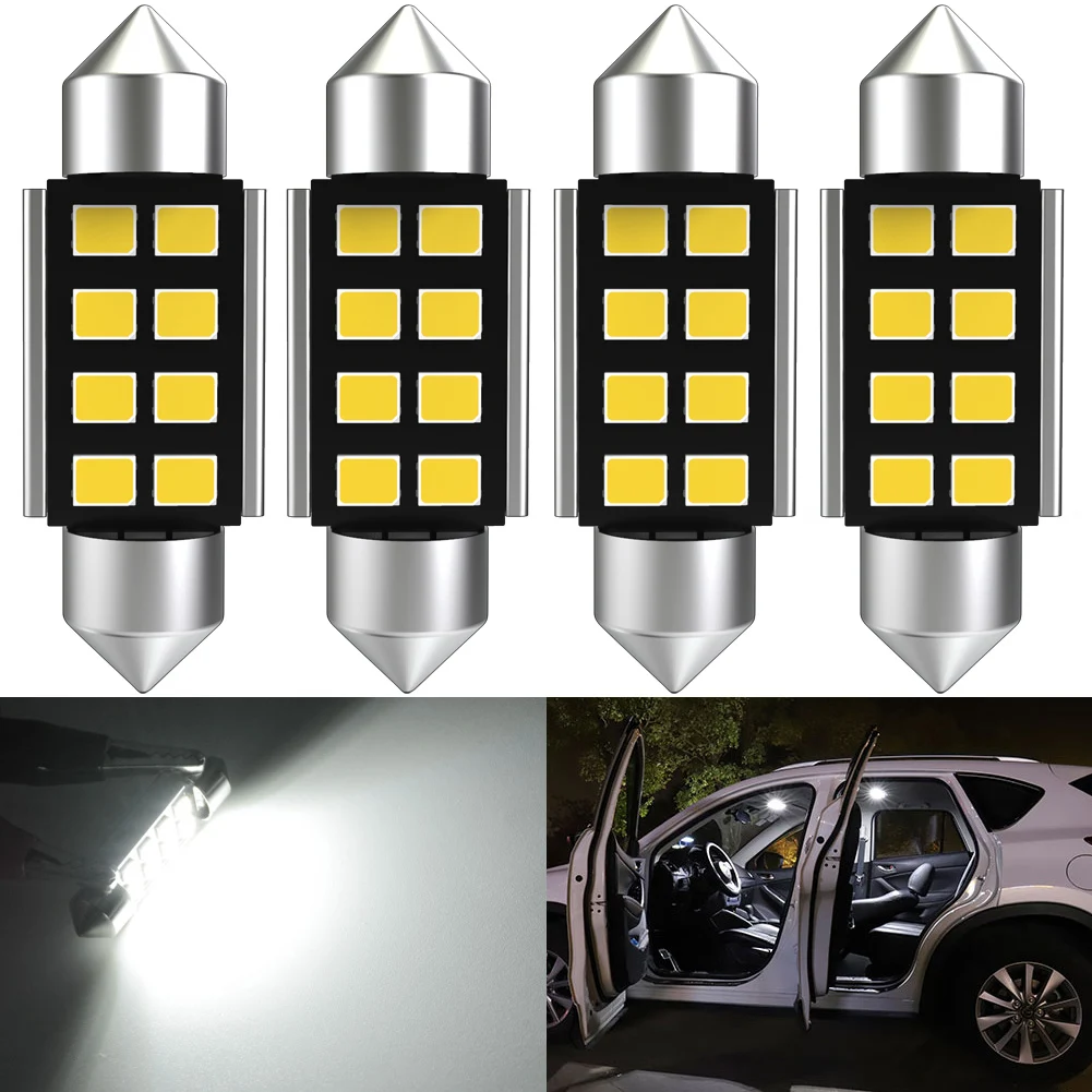 4x Festoon 36mm C5W LED Canbus Car Interior Bulb For Opel Astra J G Agila Zafira A B Corsa D Insignia Admiral Ascona Sintra Mokk