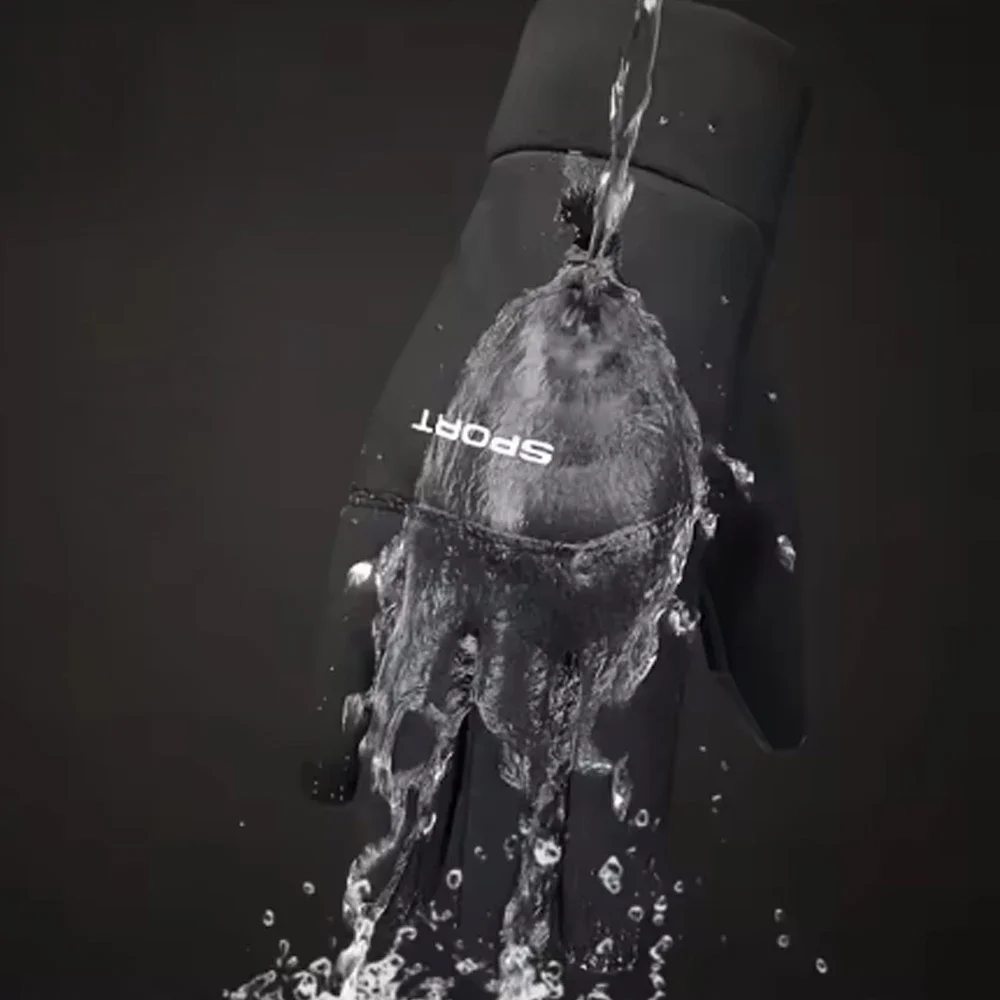 Gants d'hiver pour écran tactile, neutres, à la mode, pour l'extérieur, à doigts complets, résistants au froid, pour sortir en hiver