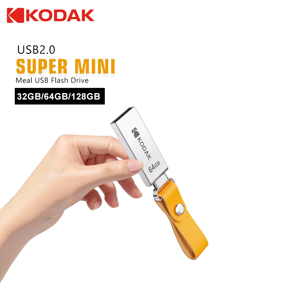 

KODAK MINI Usb флэш-накопитель 32 ГБ 64 ГБ 128 ГБ флэш-накопитель водонепроницаемый металлический U-диск портативный памяти гладкий прочный U-диск