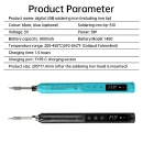 Upgraded USB Digital Soldering Iron Kit 800mah Battery Portable Temperature Adjustable Type-C interface Mini Soldering Iron