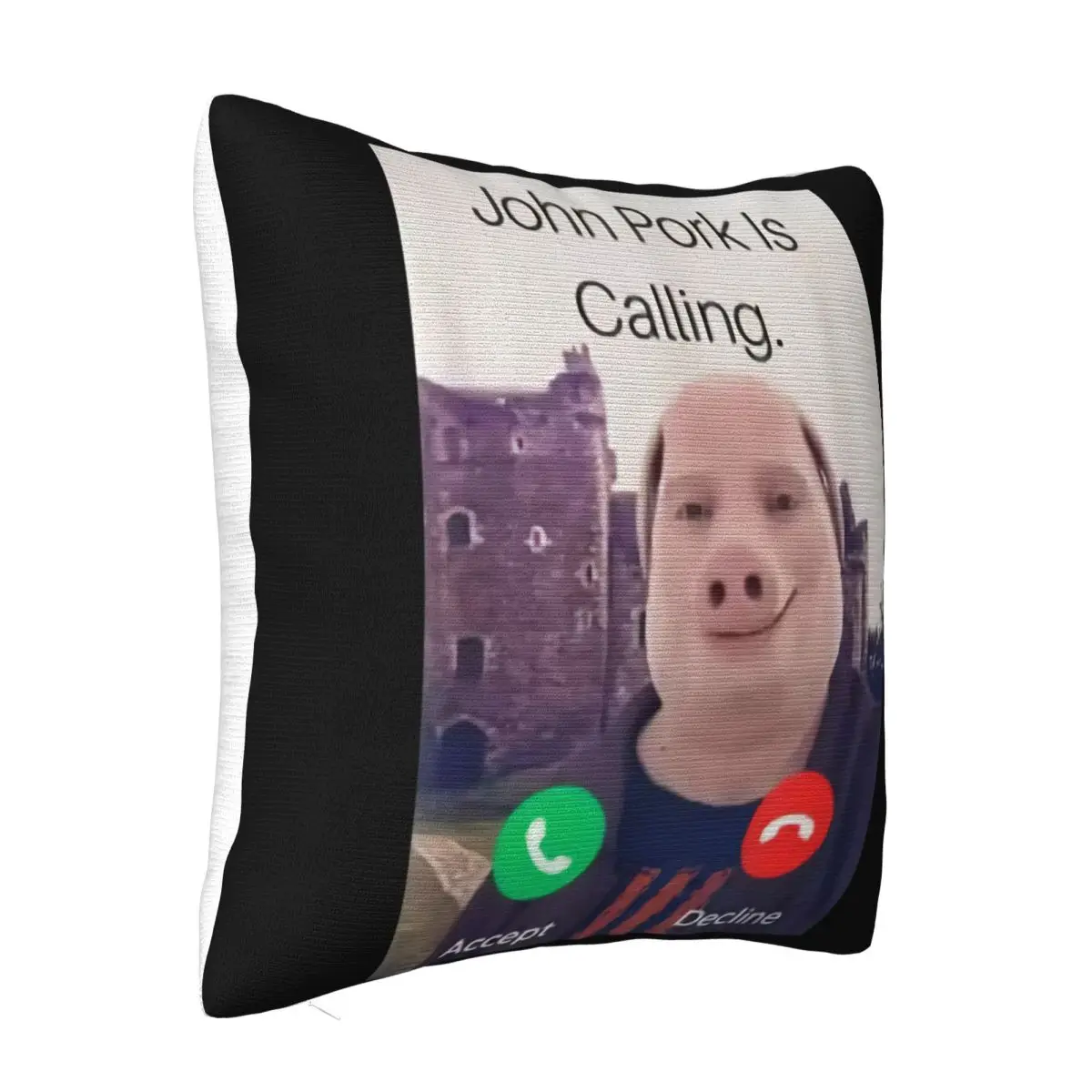 John Pork Is Calling Answer Call Phone Dakimakura Cushion Cover Pillow Covers Decorative Pillow Case Pillow Cover