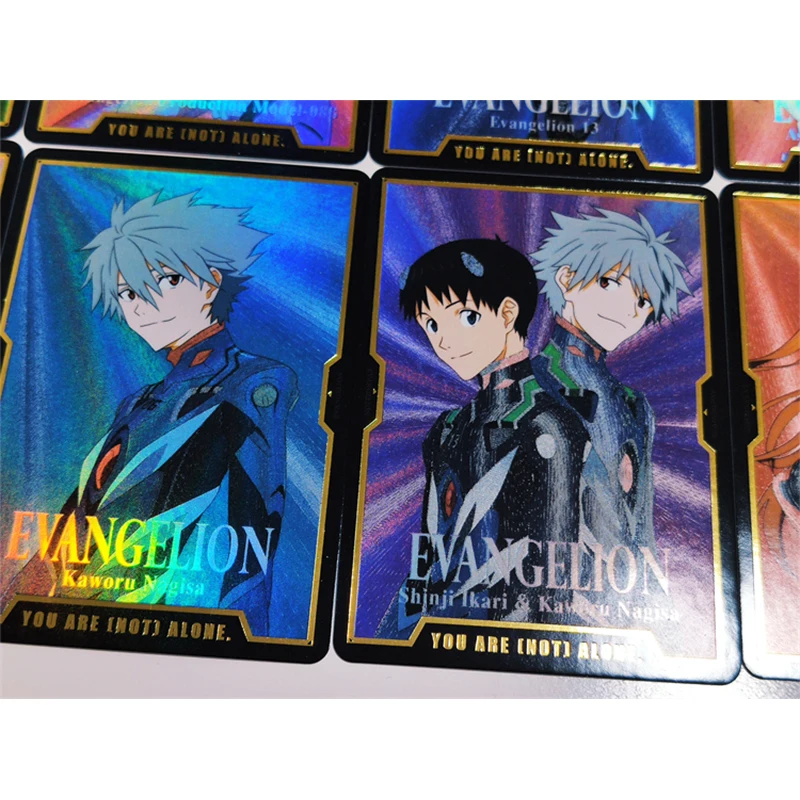 14Pcs/set Anime Neon Genesis Evangelion Asuka Langley Soryu Ayanami Rei Collection Card Toys Christmas Gift Diy Flash Card