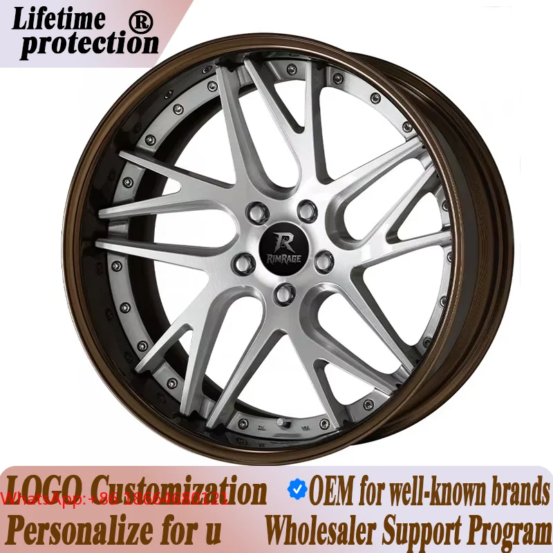 Work Wheels Gnosis CVX Forged Wheels 2-Piece Alloy Rims 17-26 Inch Luxury Deep Concave Custom For SedansW205,W213,W166,X156,W257