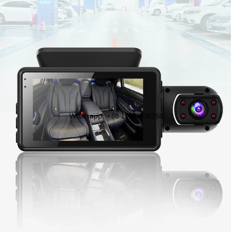 

Car Black Box 3.5 Inch Front and Rear Dash camer 170 Degree Wide Angel Full HD 1080P With WIFI A68 manufacturer
