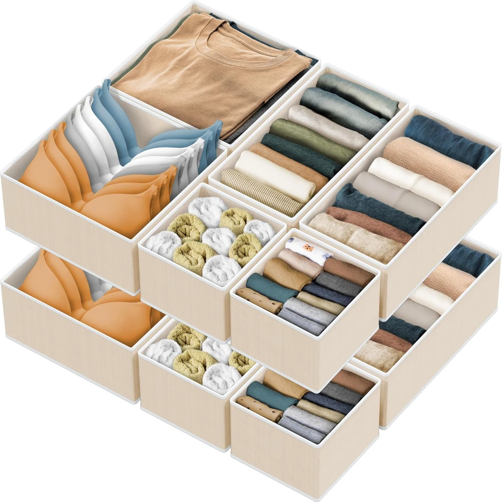 

Underwear Socks Separator Closet Organizer Home Use Personal Clothes Storage Suitable for drawers, tabletops, wardrobes