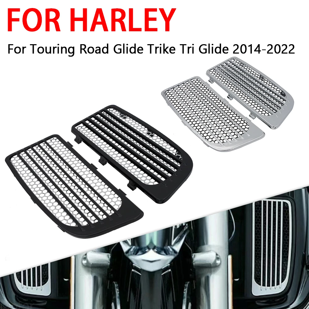 

Radiator Guard Grille Lower Fairing Cover Trim For Harley Touring Electra Glide Road Glide Ultra Limited Tri Glide 2014 - 2022