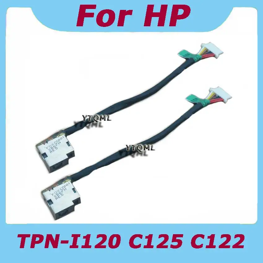 

20-100Pcs New Laptop DC Power Jack Cable For HP TPN-I120 C125 C122 Charging Port Connector