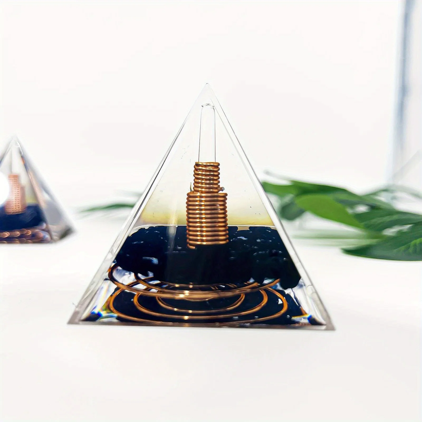 Pyramid Orgonite Crystal Stone Special Upscale Home Decoration Jewelry Ornament