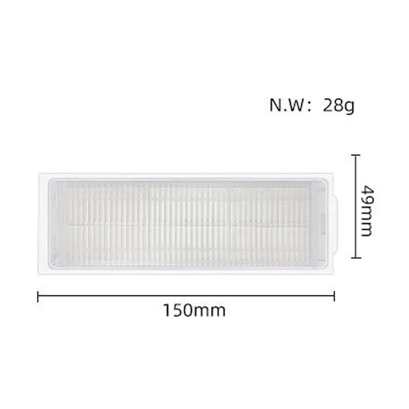 ل Xiaomi Mijia 2Nd الجيل STYTJ02YM كنس التطهير جهاز آلي لتنظيف الأتربة أجزاء فرشاة جانبية فلتر Hepa