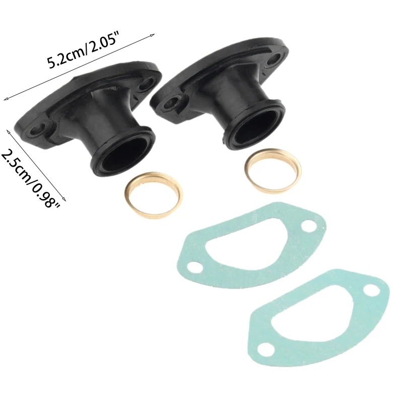 Tubo avvio collettore aspirazione per motosega piccola 4500 5200 5800 Potatore a gas 2 set