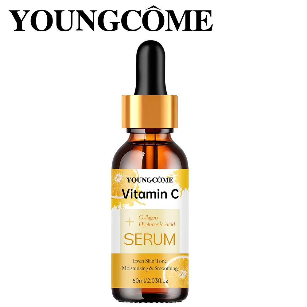YOUNGCOME Vitamina C Removedor de Rugas Essência Facial Anti-envelhecimento Clareadora Nutritiva Sérum para Cuidados com a Pele Lifting Firmador Reduz